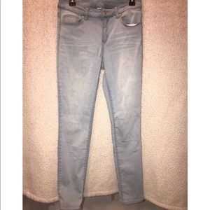 Light blue skinny jeans